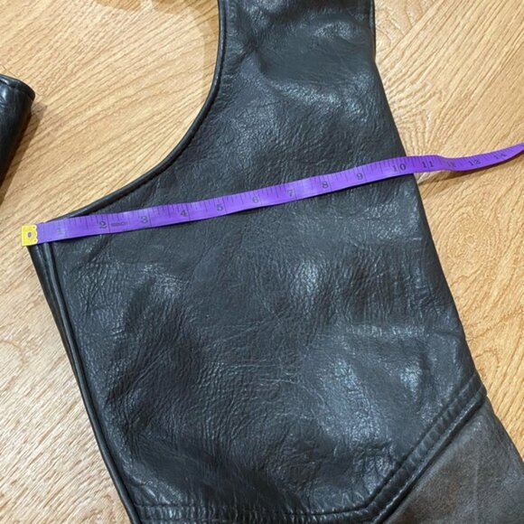 California Creations Leather Made in the USA Motorcycle Chaps size medium - Picture 9 of 10